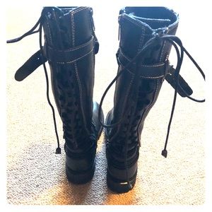 Harley Davidson riding boots.